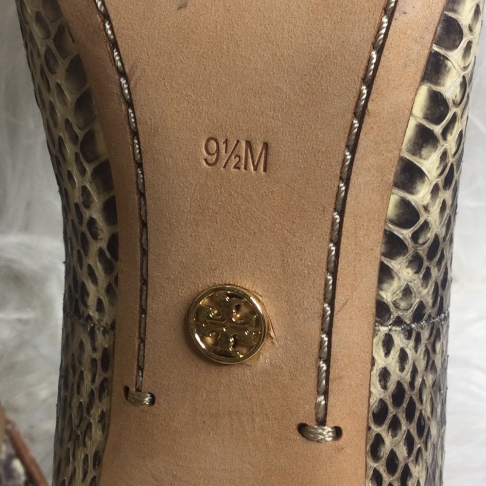 EUC Tory Burch Cecilia Snakeskin Pumps, 9.5M - Picture 8 of 15